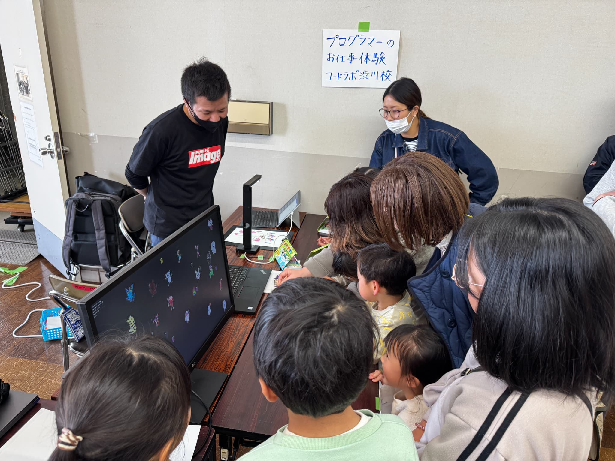 親子プログラミング体験会の様子3